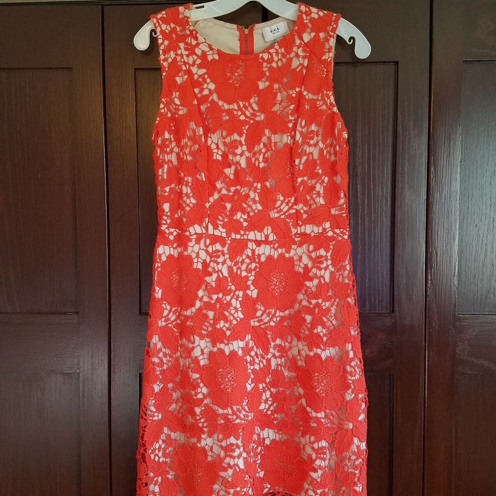 Lace cutout dress